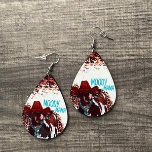 Sublimated earrings